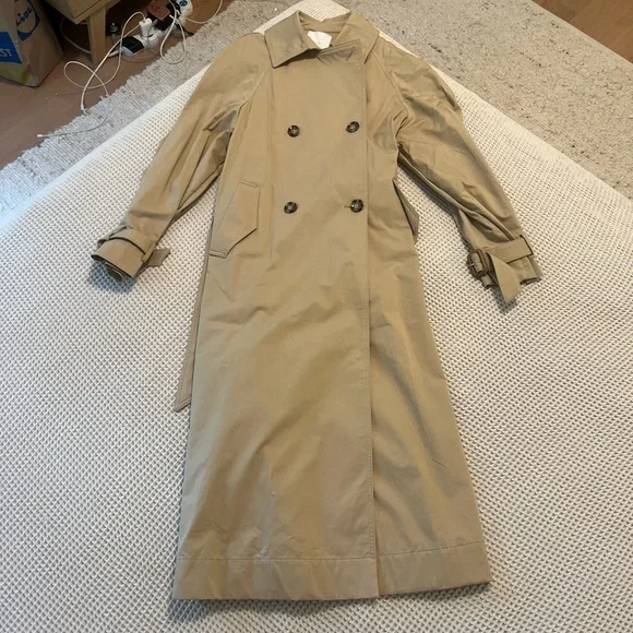 Classic Tan Trench Coat Mango Women’s XS - Picture 9 of 9